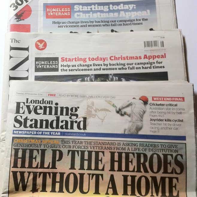 Christmas appeal 2014 by The Evening Standard and sister titles