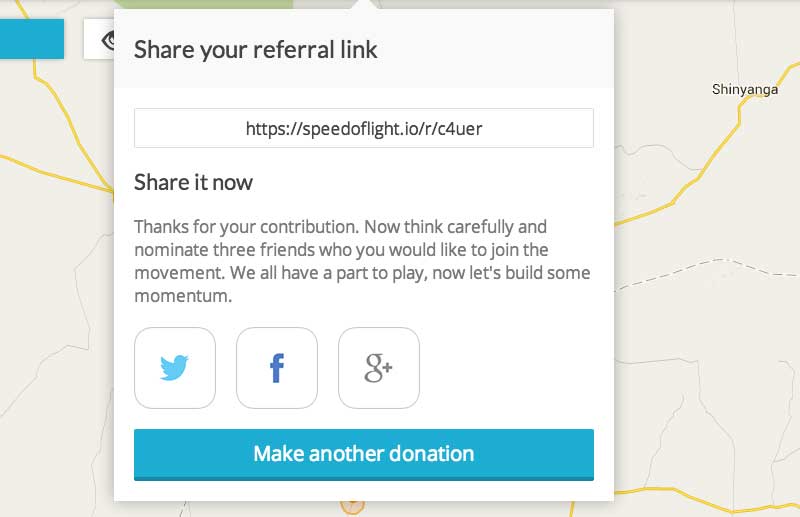 SolarAid's referral link