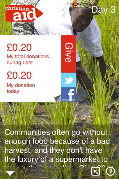 Christian Aid Lent app