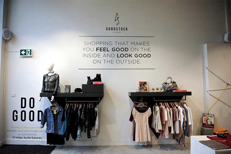 Goodstock, vInspired's youth charity shop in Manchester
