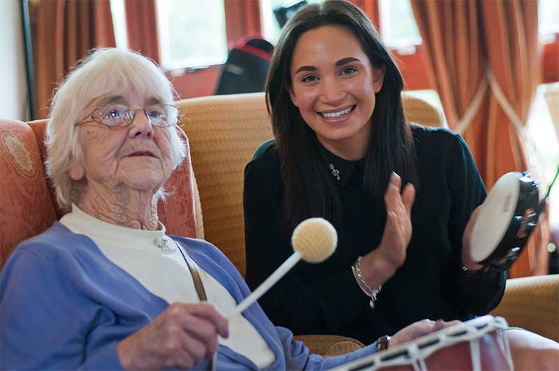 Mezzo Soprano Laura Wright, ambassador for music therapy charity Nordoff Robins.