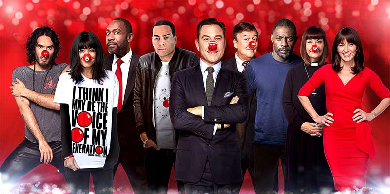 Comic Relief presenters and celebrities