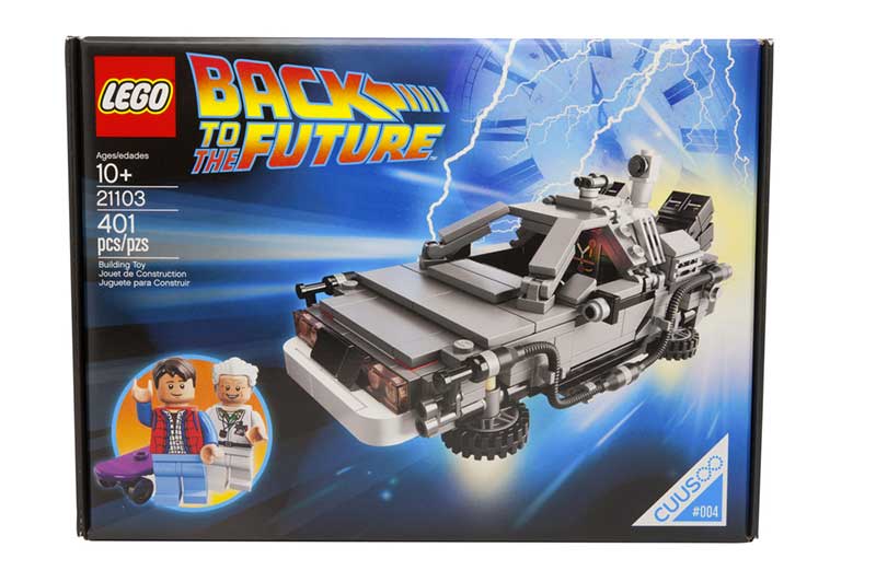 Back to the Future Lego kit - photo: CTR Photos on Shutterstock.com