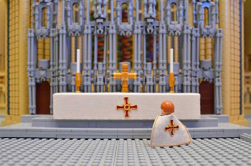 Durham Cathedral in LEGO