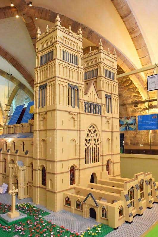 Durham Cathedral in LEGO