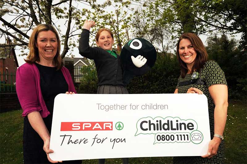 SPAR UK staff support NSPCC and ChildLine