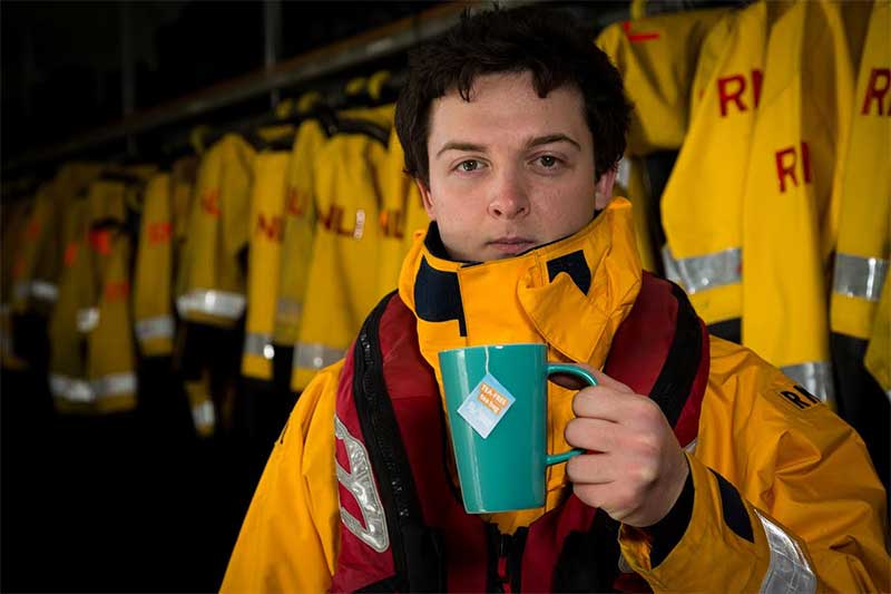 Steffan Ciccotti, RNLI volunteer crew member at Tower lifeboat station