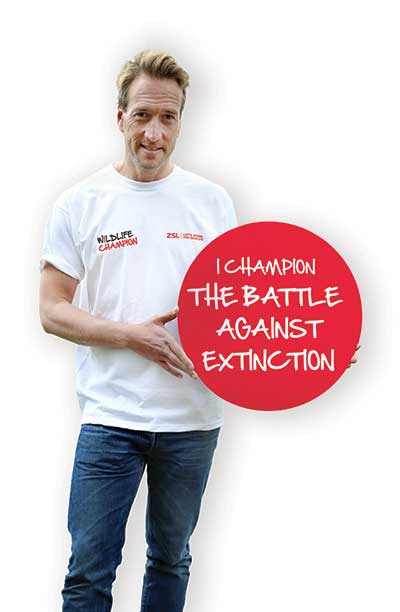 Ben Fogle supports ZSL's Wildlife Champions. (c) ZSL
