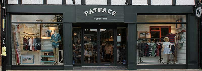 Fat Face store in Lichfield