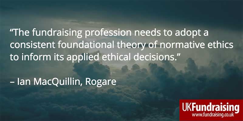 Ian MacQuillin on fundraising ethics