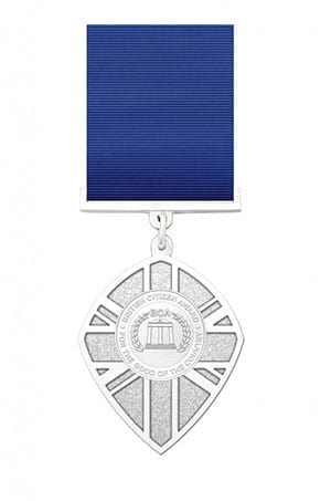 British Citizen Awards medal