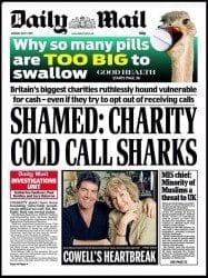 Daily Mail front page 7 July 2015