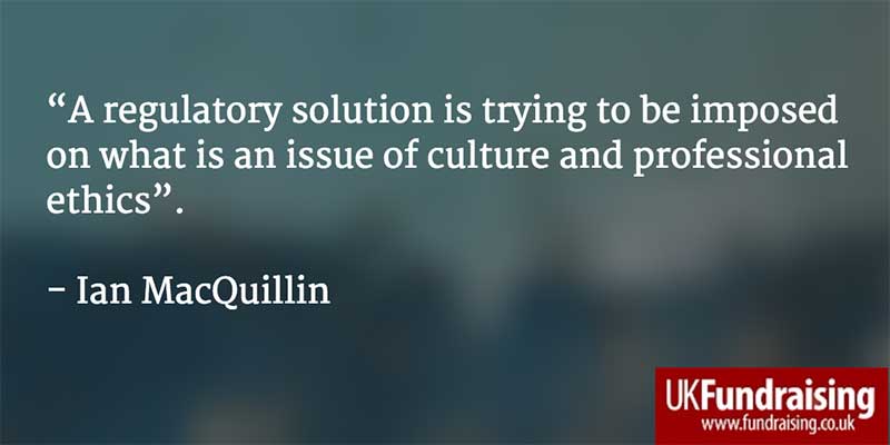 Ian MacQuillin quotation - a regulatory solution...