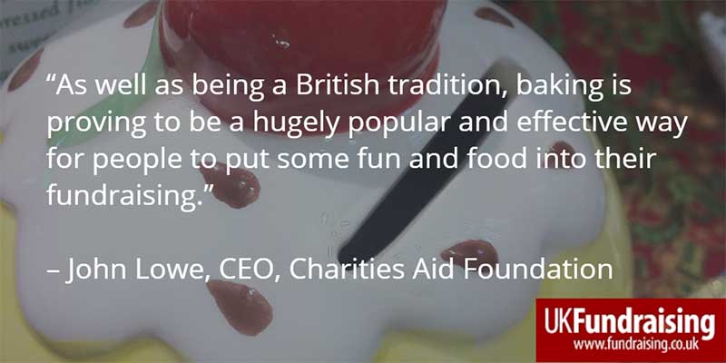 John Lowe on baking and fundraising