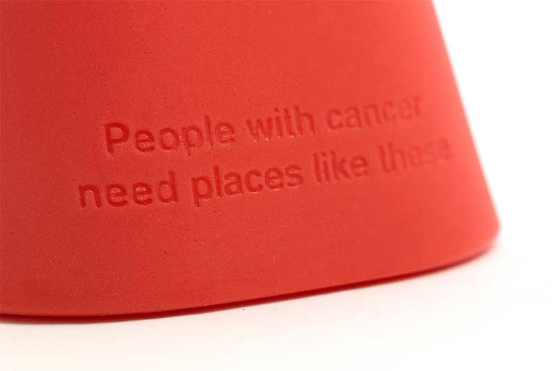 People with cancer need places like these - Layer-designed collecting box