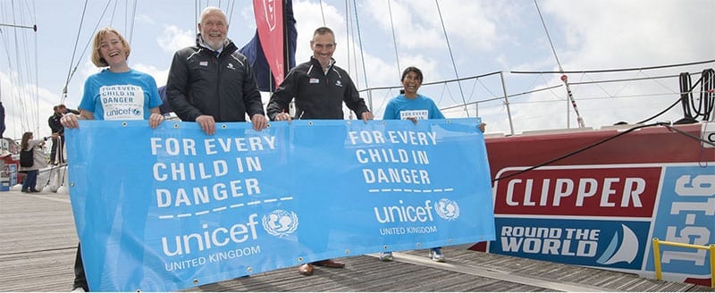 Clipper Round the World Race in support of Unicef