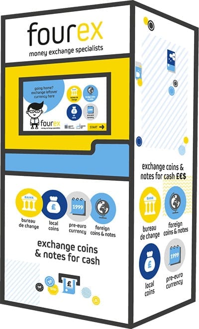 Fourex foreign currency conversion machine