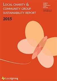 Lccalgiving's Local Charity & Community Group Sustainability Report 2015 - cover