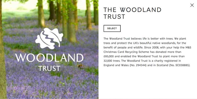 M&S Sparks - Woodland Trust
