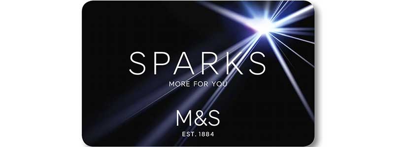 Marks & Spencer's Sparks card