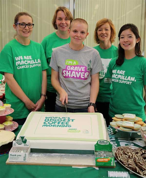 Home Retail Group staff taking part in the World's Biggest Coffee Morning, 2015