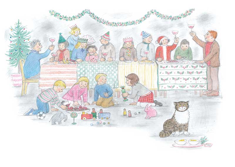 Mog's Christmas Calamity - illustration by Judith Kerr