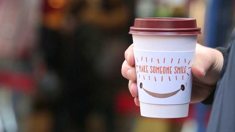 Pret's Make Someone Smile campaign